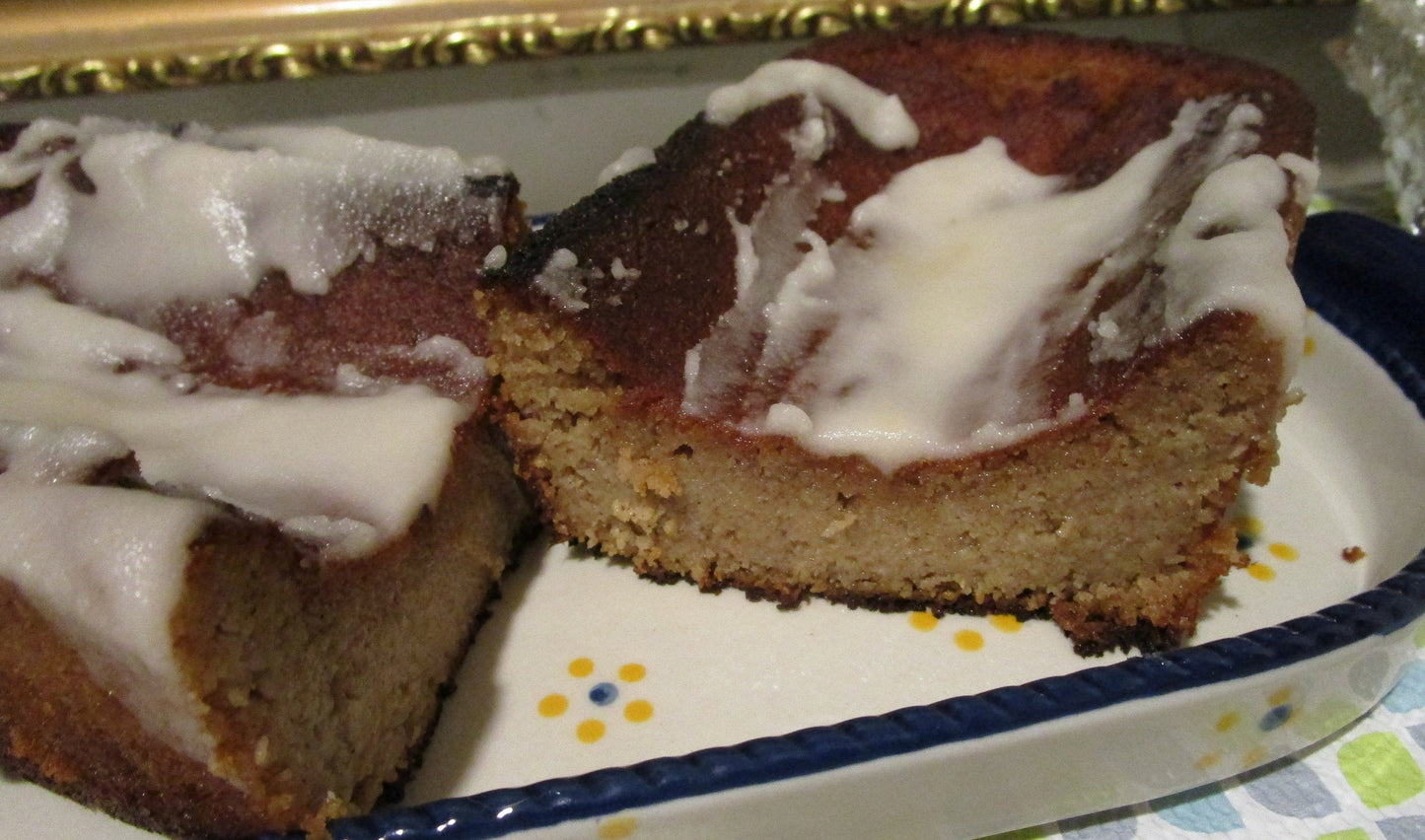 Pain de rouleau à la cannelle sans gluten - Végétalien et faible en calories