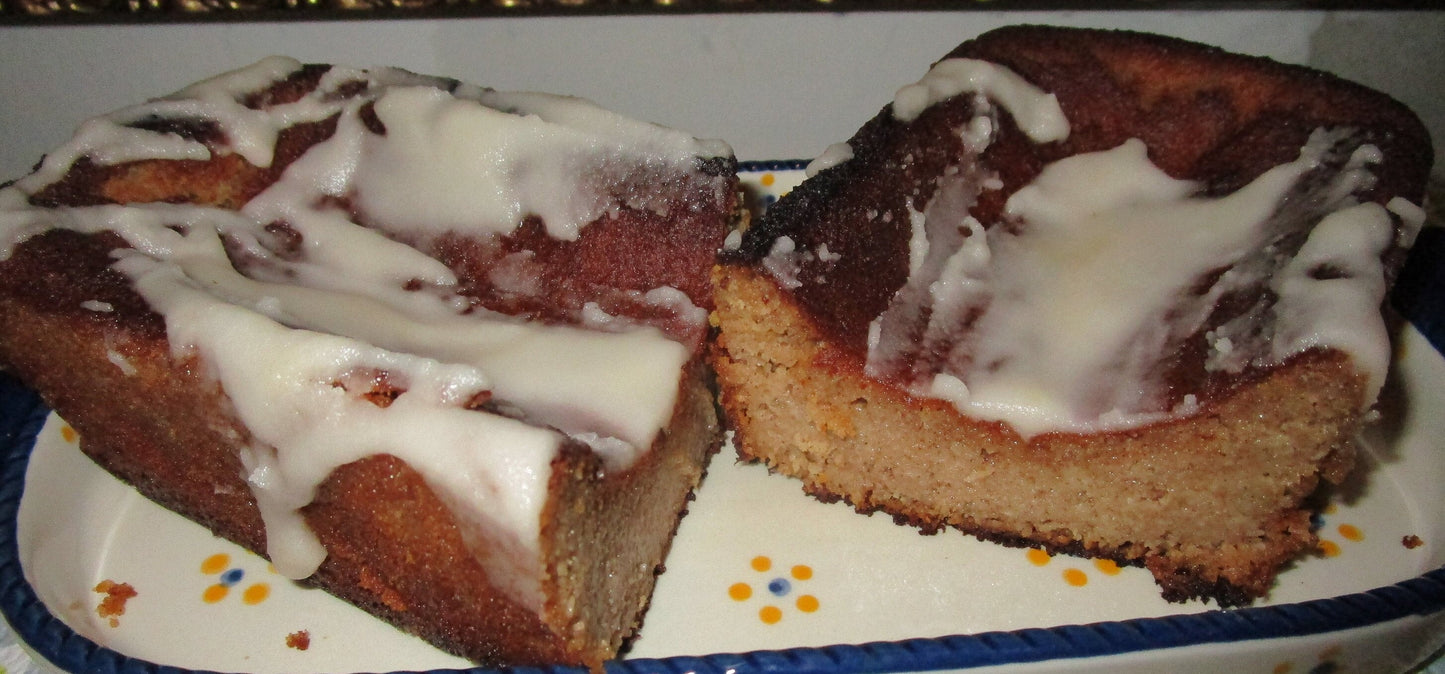 Pain de rouleau à la cannelle sans gluten - Végétalien et faible en calories