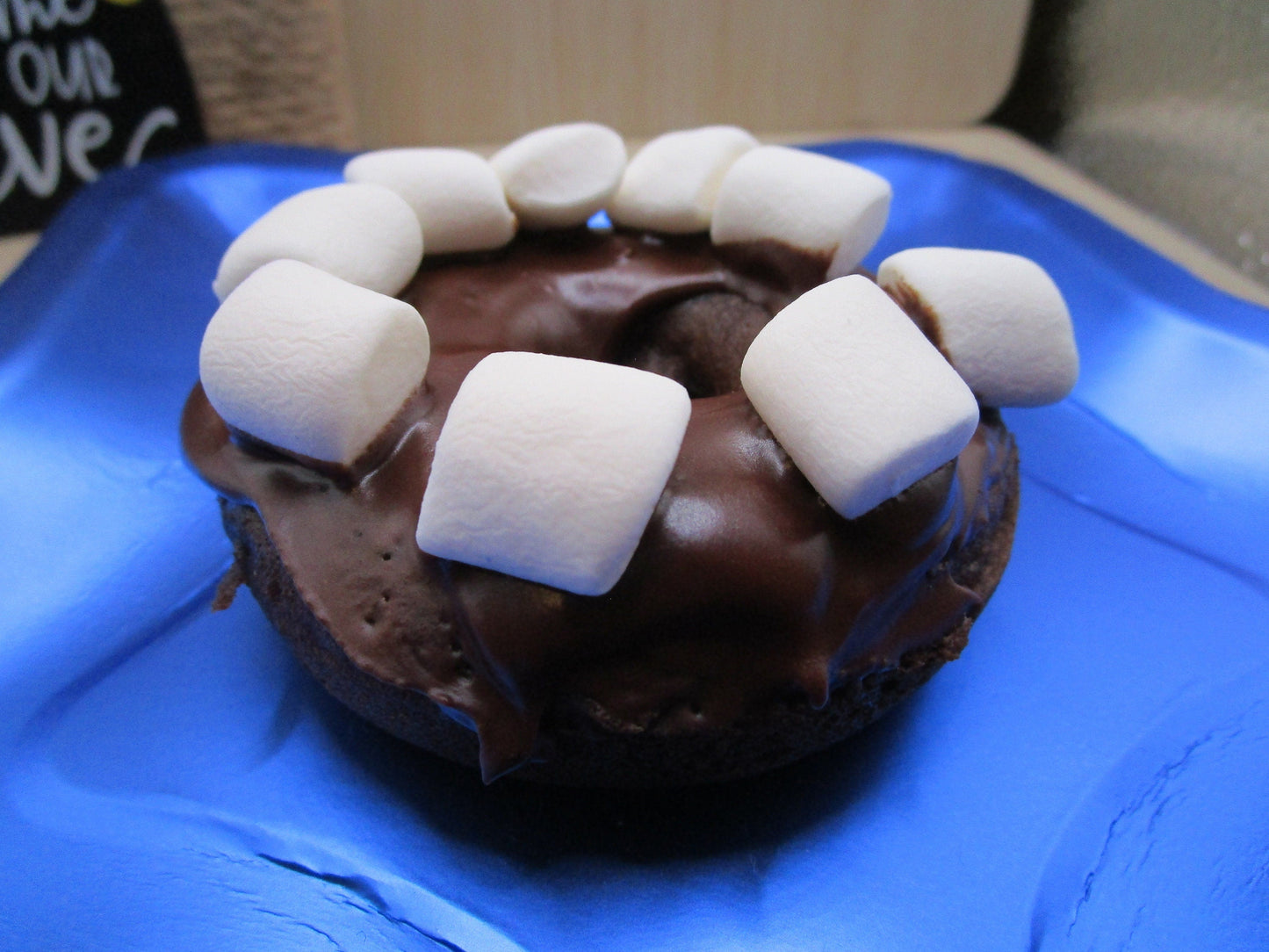 Beignet au chocolat S'mores - Végétalien et sans gluten