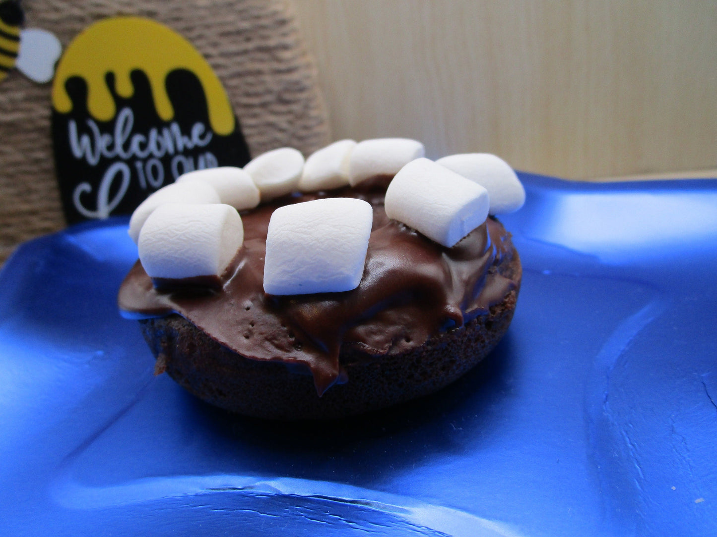 Beignet au chocolat S'mores - Végétalien et sans gluten