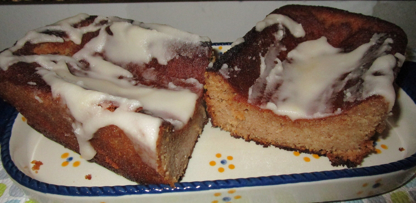 Pain de rouleau à la cannelle sans gluten - Végétalien et faible en calories