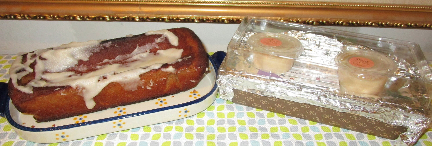 Pain de rouleau à la cannelle sans gluten - Végétalien et faible en calories