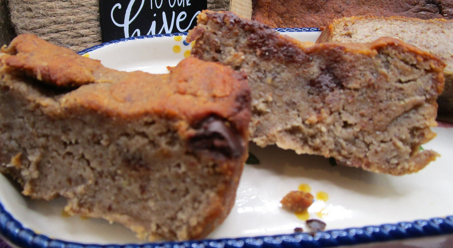 Pain aux bananes au chocolat mocha - Sans gluten et végan