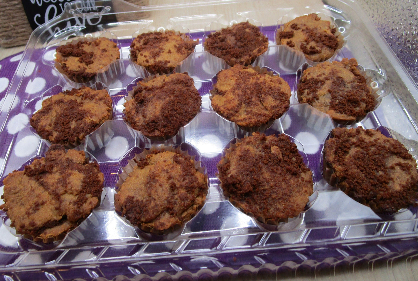 Mini Cups AIP Paleo à la Cannelle Streusel - Sans Gluten et Végétalien