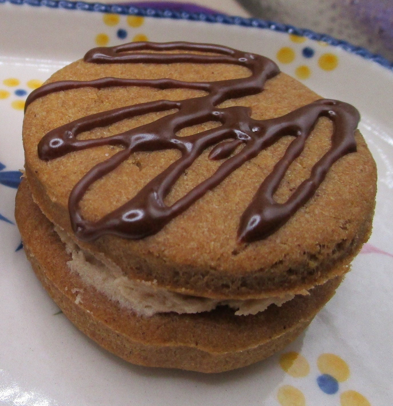 Sandwich de biscuits à la crème d'érable sans gluten - Végétalien et sans produits laitiers