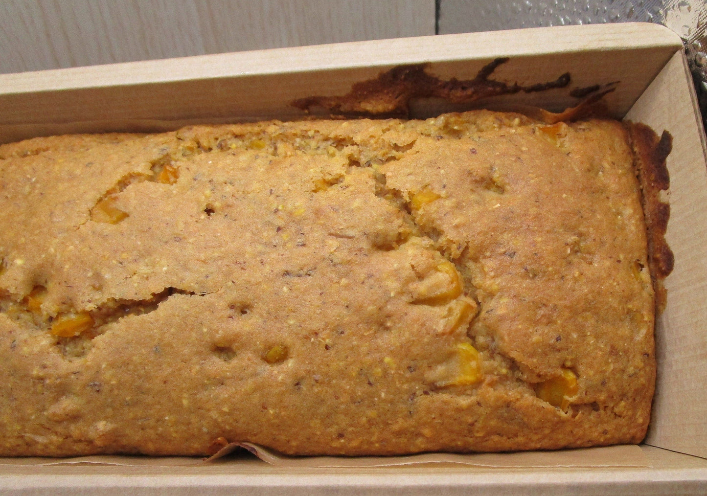 Pan de maíz orgánico sin gluten - Sin lácteos y vegano