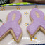 Biscuits en forme de ruban de sensibilisation sans gluten - Végétalien et sans noix