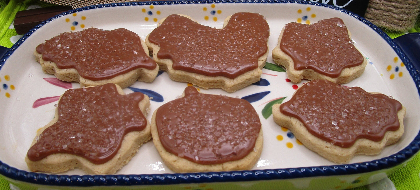 Gluten Free Thanksgiving Sugar Cookies - Vegan & Nut Free
