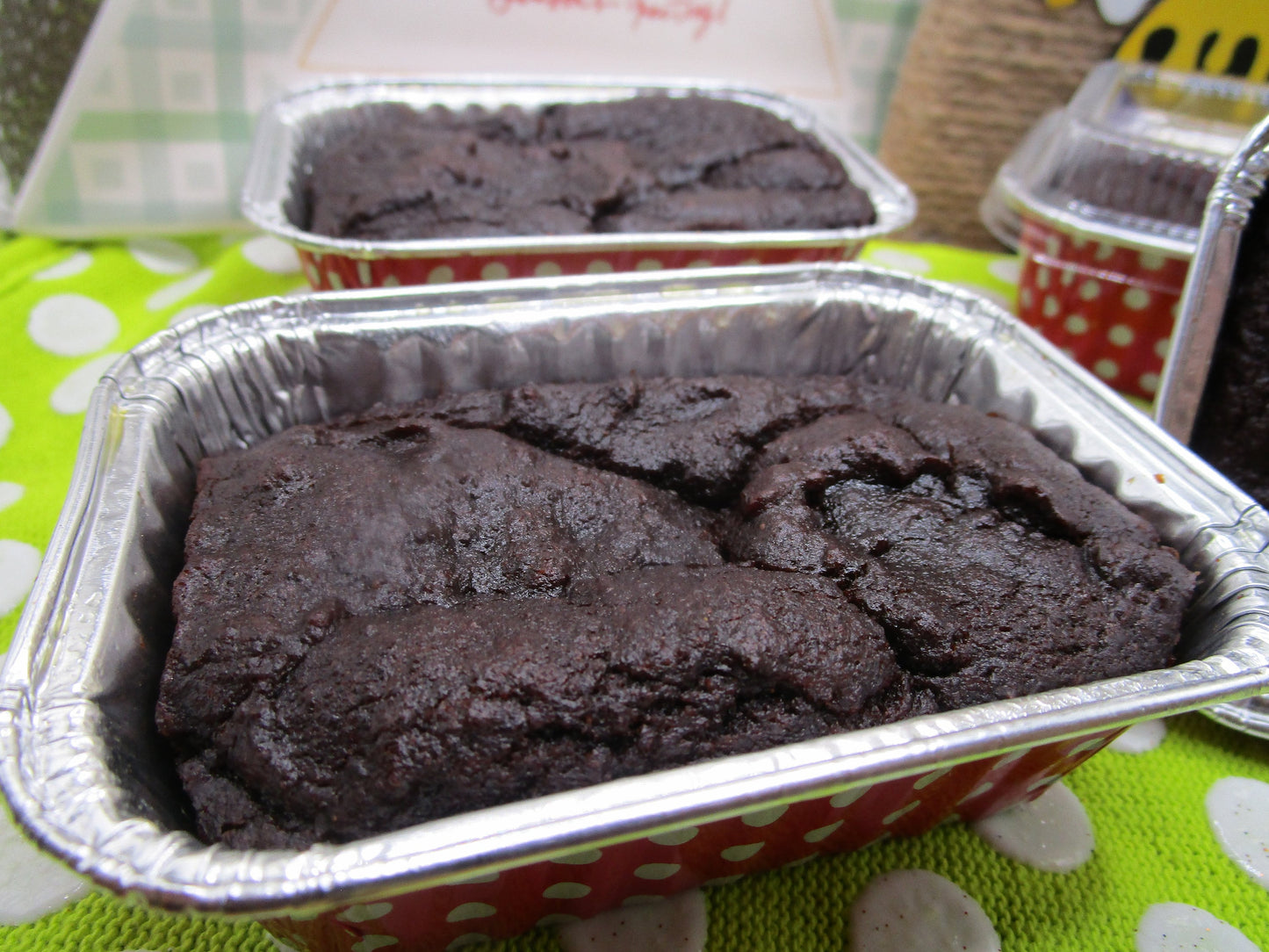 Pastel de Pudding de Doble Chocolate Premium - Sin Gluten y Vegano