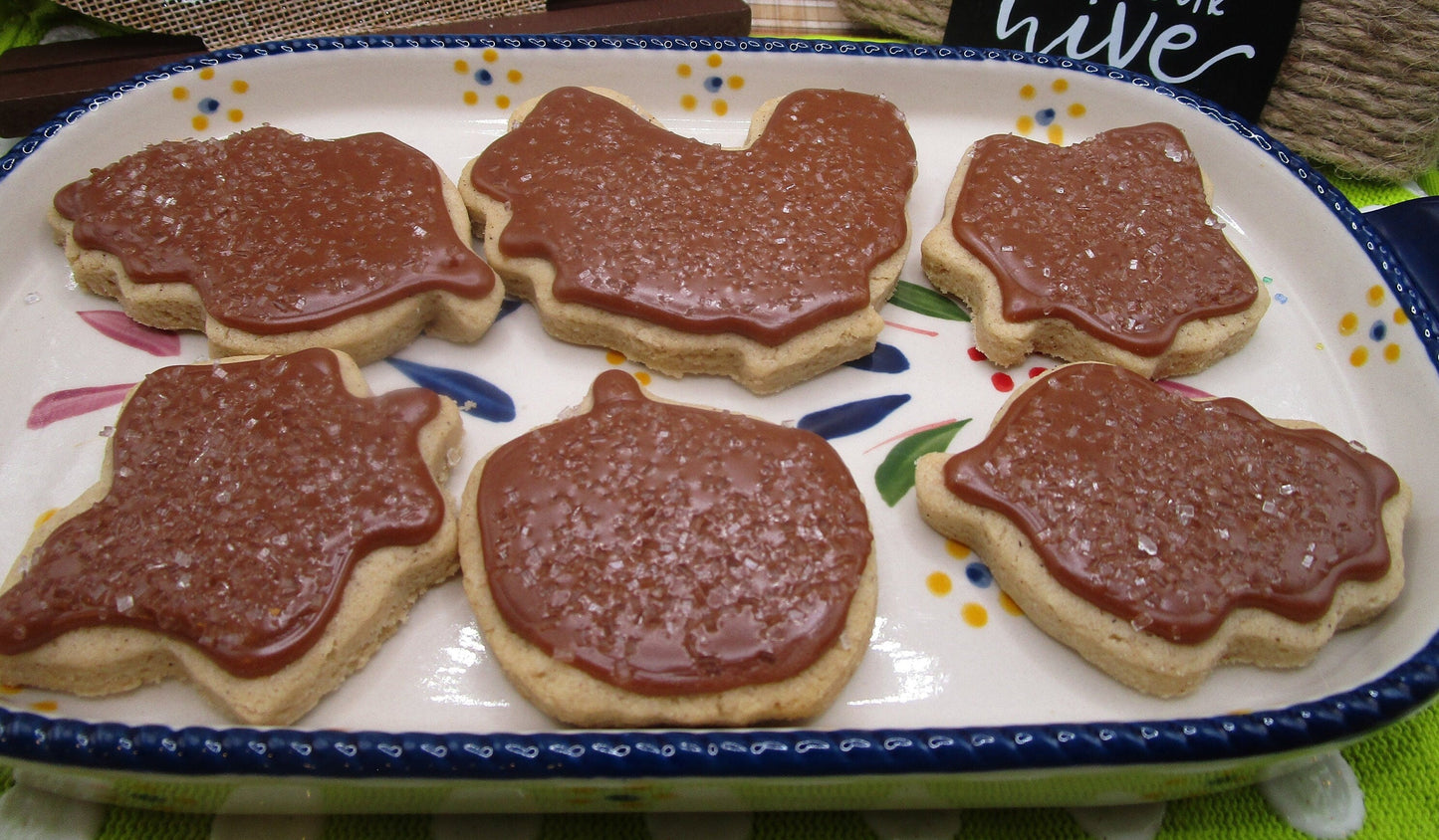 Gluten Free Thanksgiving Sugar Cookies - Vegan & Nut Free