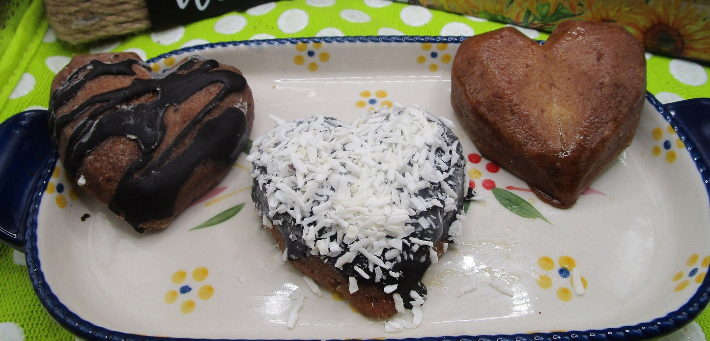 Biscuits en forme de cœur sans gluten - Friandises AIP Paleo