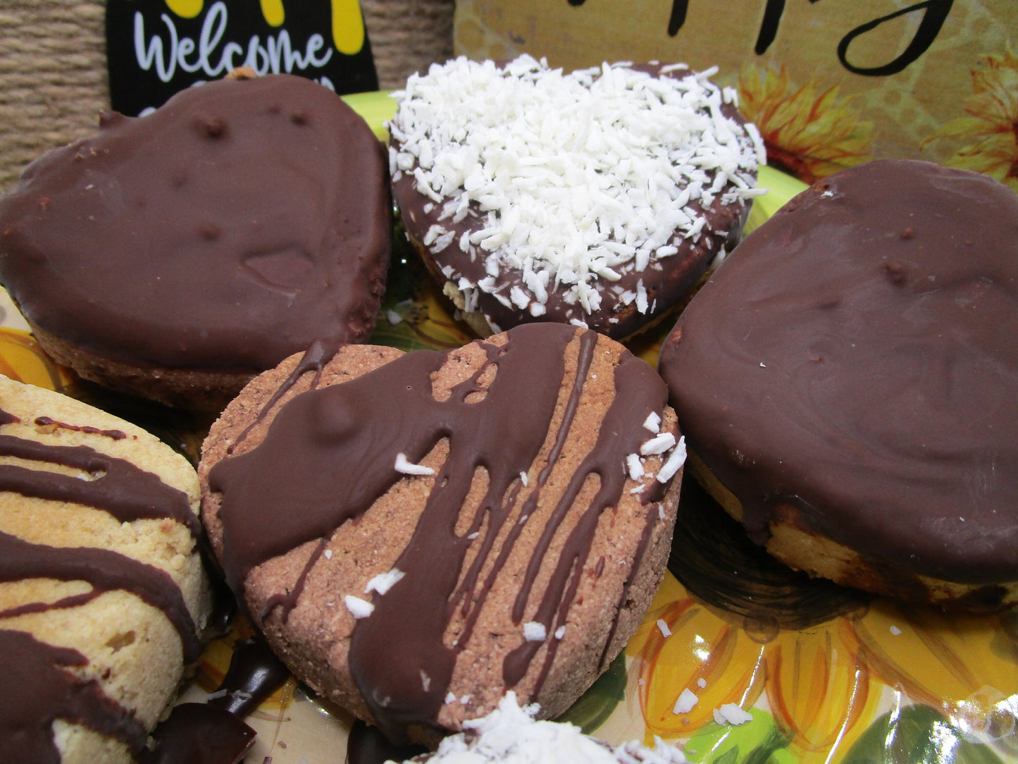 Biscuits en forme de cœur Keto - Treats sans gluten et véganes