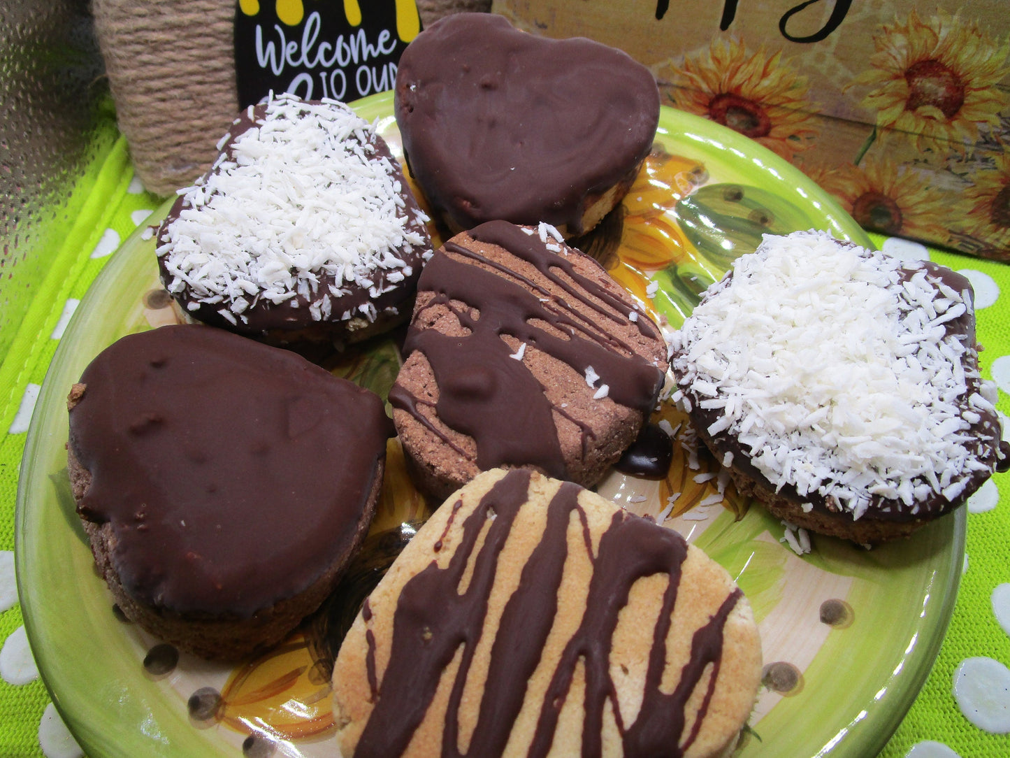 Biscuits en forme de cœur Keto - Treats sans gluten et véganes