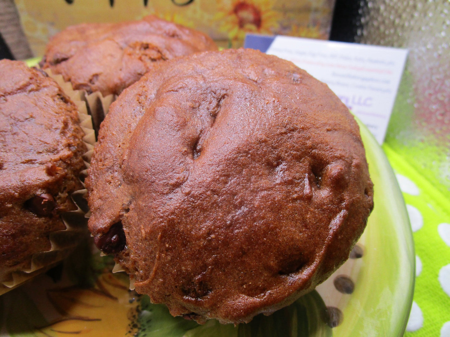 Mini Muffins de Doble Chocolate - Sin Gluten y Veganos
