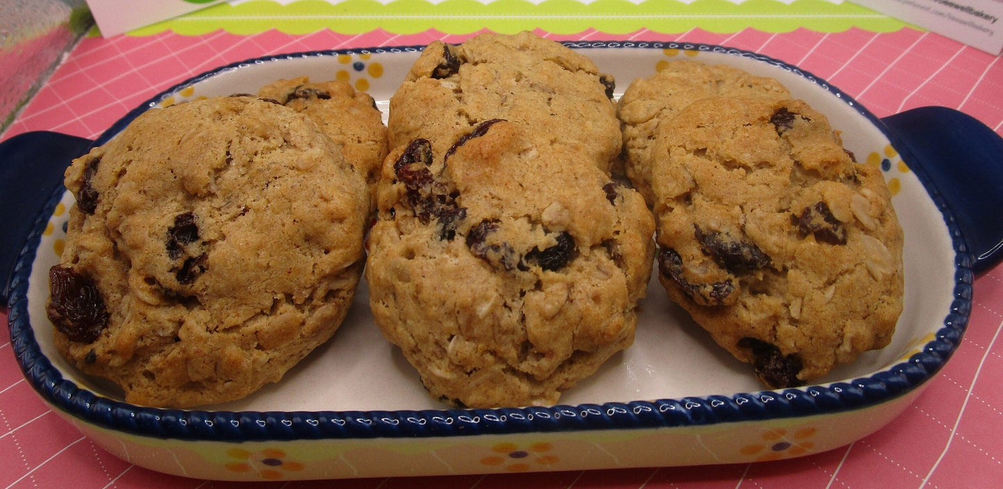 Biscuits à la cannelle et aux raisins secs sans gluten - Végétalien et sans allergènes