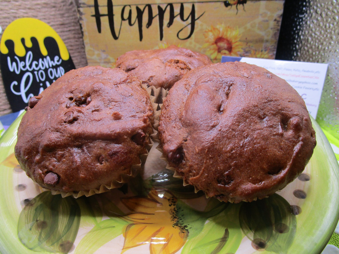 Mini Muffins de Doble Chocolate - Sin Gluten y Veganos