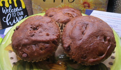 Mini Muffins de Doble Chocolate - Sin Gluten y Veganos