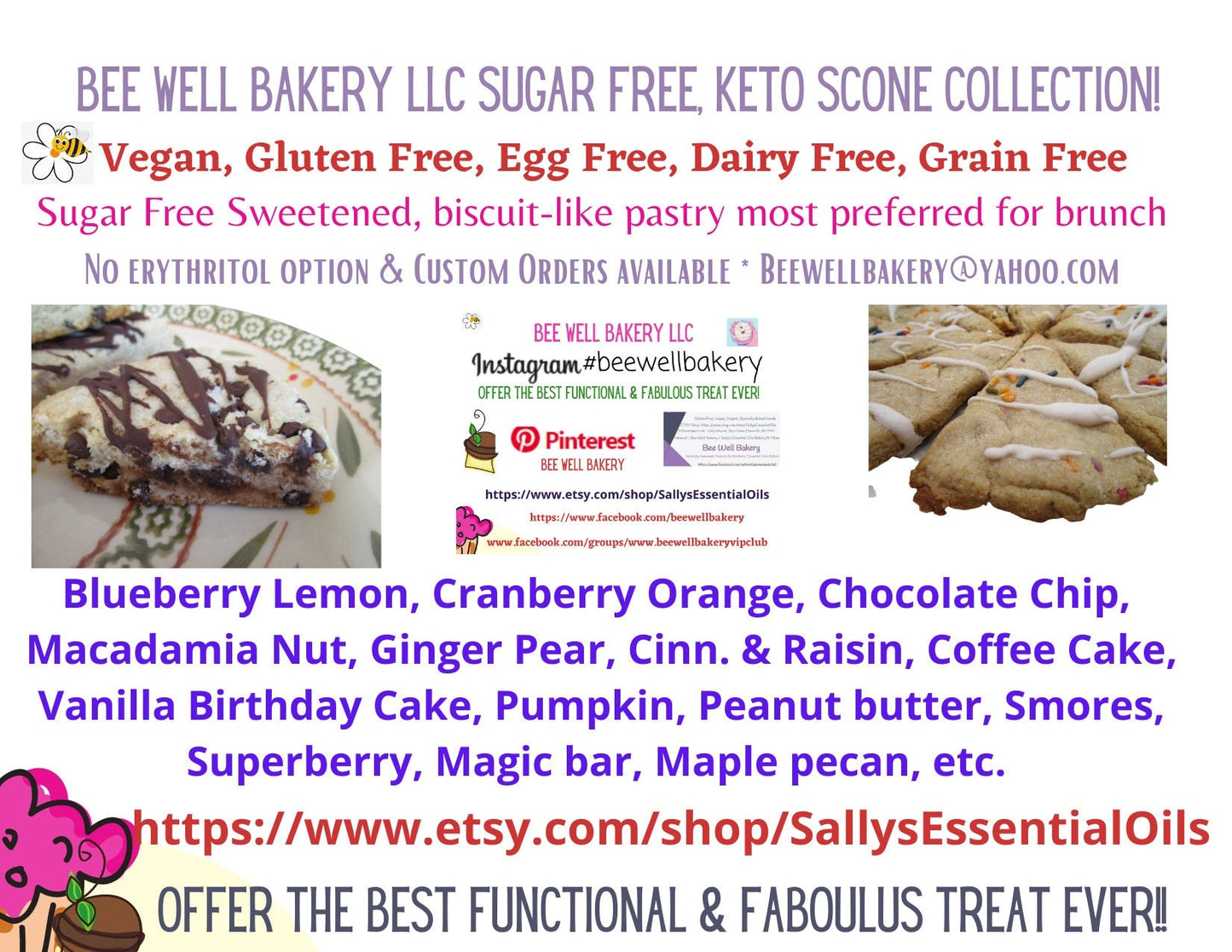 Muestra de Scones Keto - Delicias Sin Gluten y Veganas