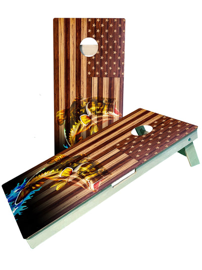 Premium Fishing-Themed Cornhole Boards for Outdoor Fun - Korvel