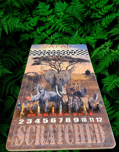 Safari Theme XL 18” x 30” Horse Race Game - Korvel