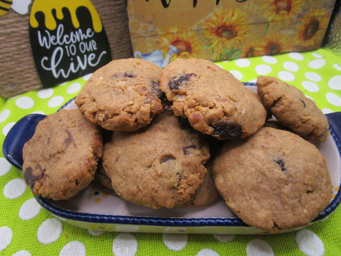 Biscuits à la cannelle et aux raisins sans gluten - Snack protéiné végan