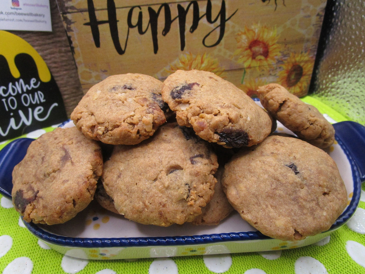 Galletas Premium Altas en Proteínas - Canela y Pasas