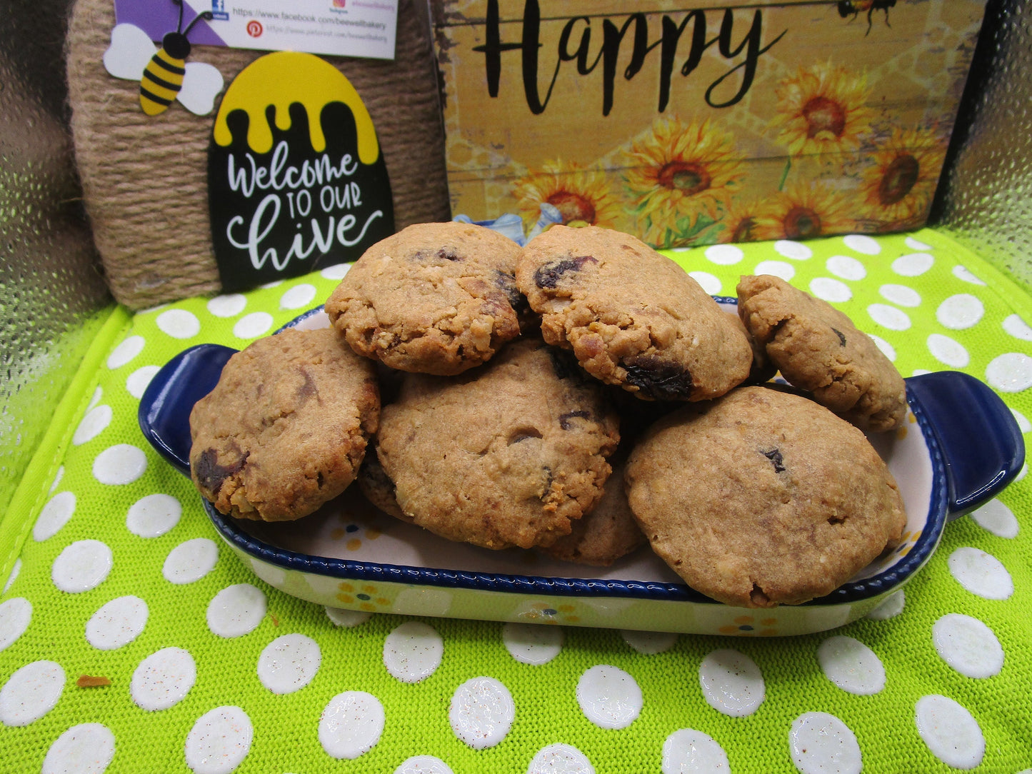 Galletas Premium Altas en Proteínas - Canela y Pasas
