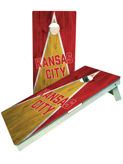 Premium Kansas City Football Team Cornhole Boards - Korvel