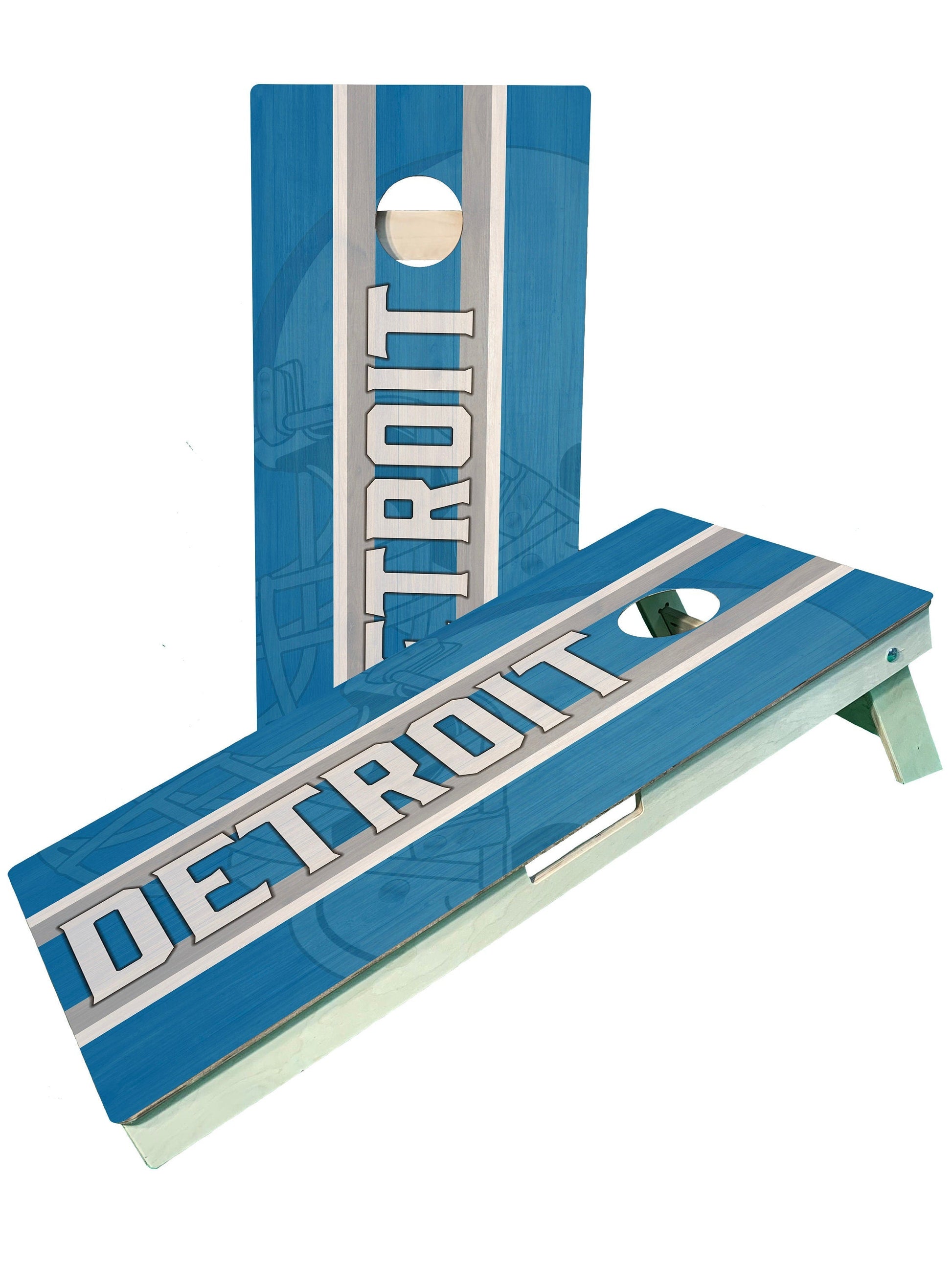 Premium Detroit Football Team Cornhole Boards - Ultimate Game Experience - Korvel