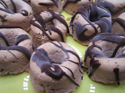 Keto Mini Mocha Chip Donut Rings - Sugar Free & Vegan Treat