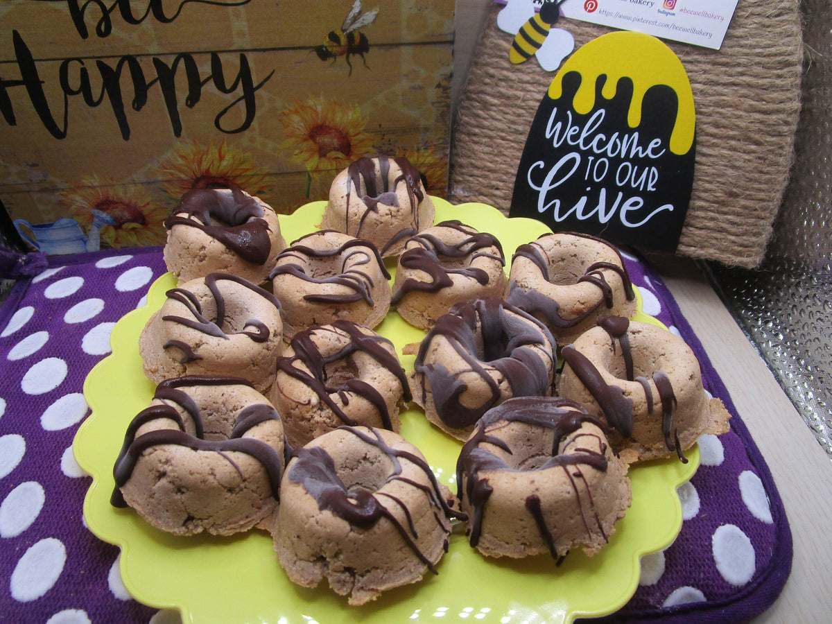Anneaux de beignets mini mocha keto - Friandise sans sucre et végan