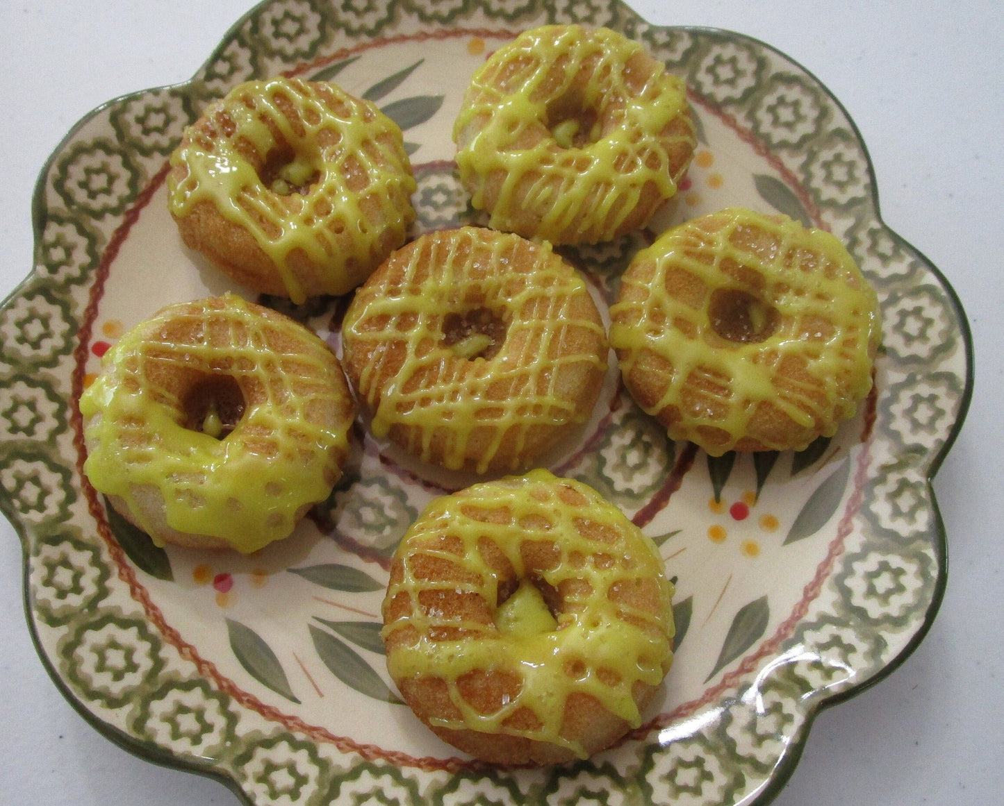 Lemon Iced Mini Donuts - Gluten Free & Vegan Treats