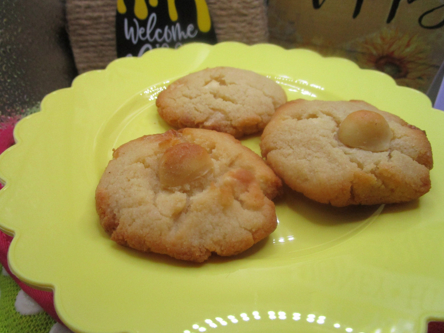 Galletas Keto de Chocolate Blanco y Nuez de Macadamia - Sin Azúcar y Veganas