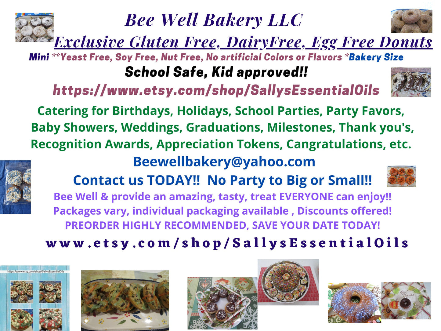 Certificado de Regalo de Bee Well Bakery - Perfecto para Cualquier Ocasión