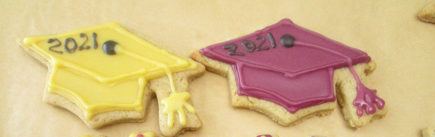 Biscuits de remise de diplôme - Friandises sans gluten, sans produits laitiers et sans noix