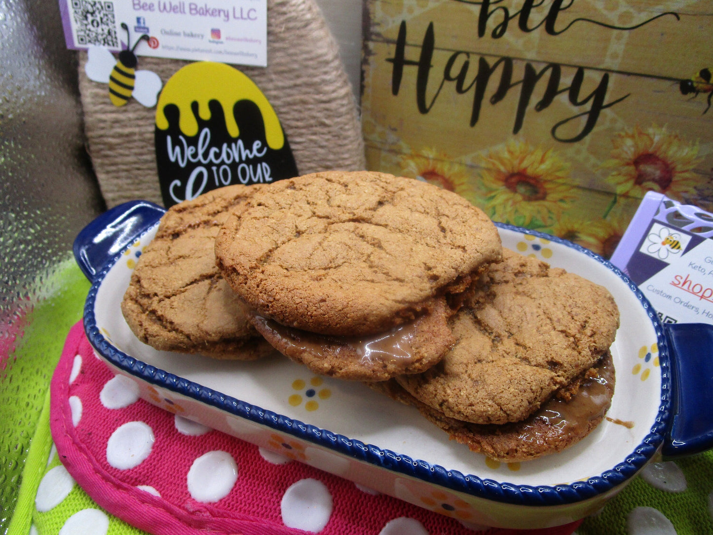 Sándwich de Galleta de Mantequilla de Tigernut con Canela - Sin Gluten y Vegano