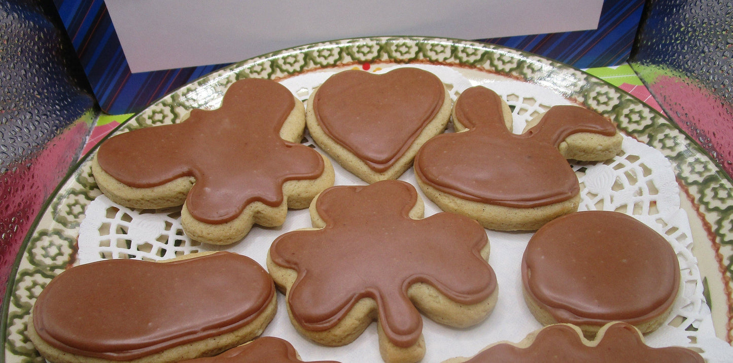 Chocolate S'mores Iced Gluten Free Sugar Cookies - Vegan & Allergy-Friendly