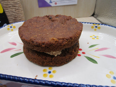 High Protein Cinnamon Raisin Creme Pies - Gluten Free & Vegan