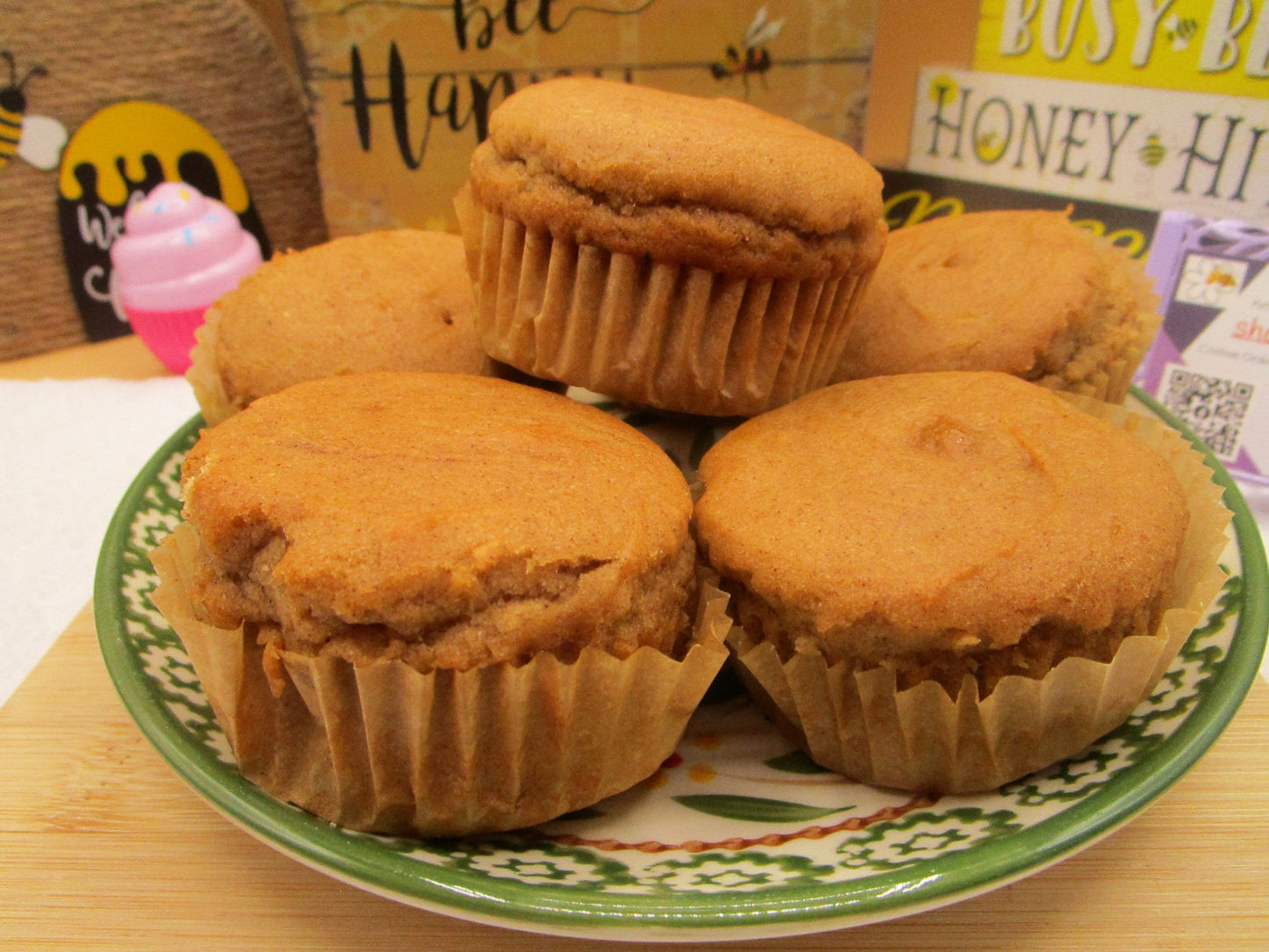 Gluten Free High Protein Cinnamon Roll Muffins - Dairy Free & Vegan