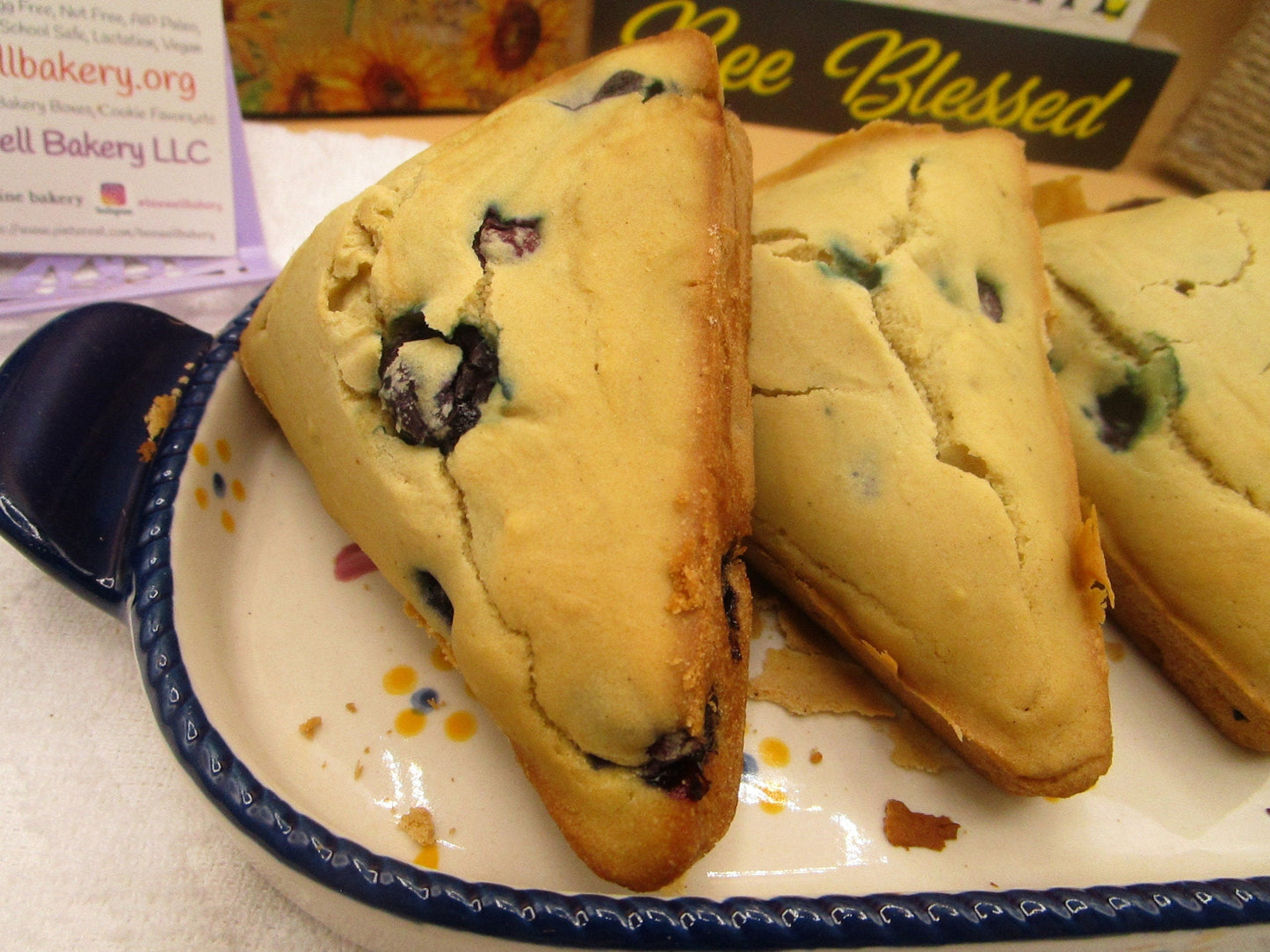 Scones riches en protéines sans gluten - Végétalien et sans noix