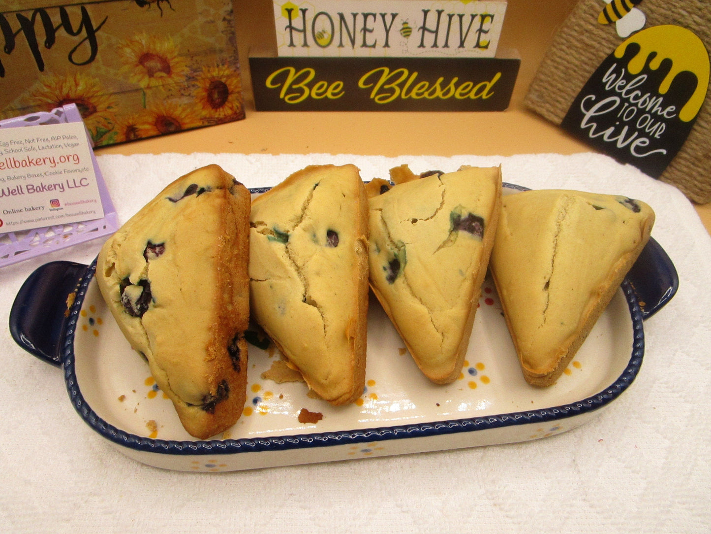 Scones riches en protéines sans gluten - Végétalien et sans noix