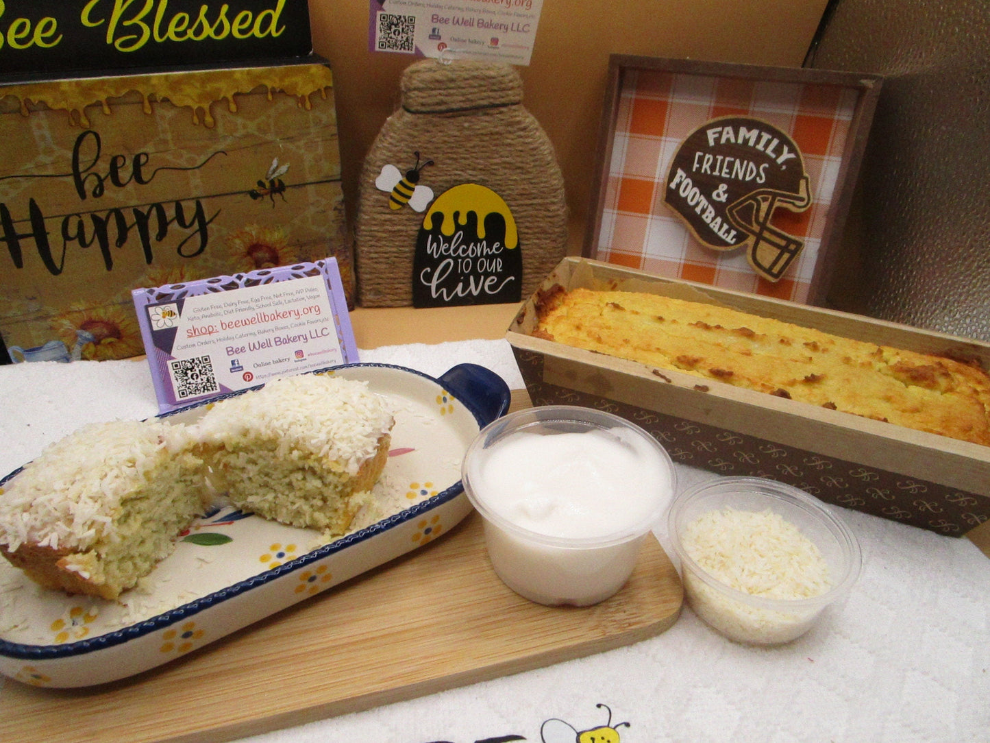 Pastel de Coco Keto - 7 Pulgadas, Postre Sin Gluten y Bajo en Carbohidratos