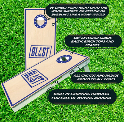 Premium Detroit-Themed Cornhole Boards for Ultimate Fun - Korvel