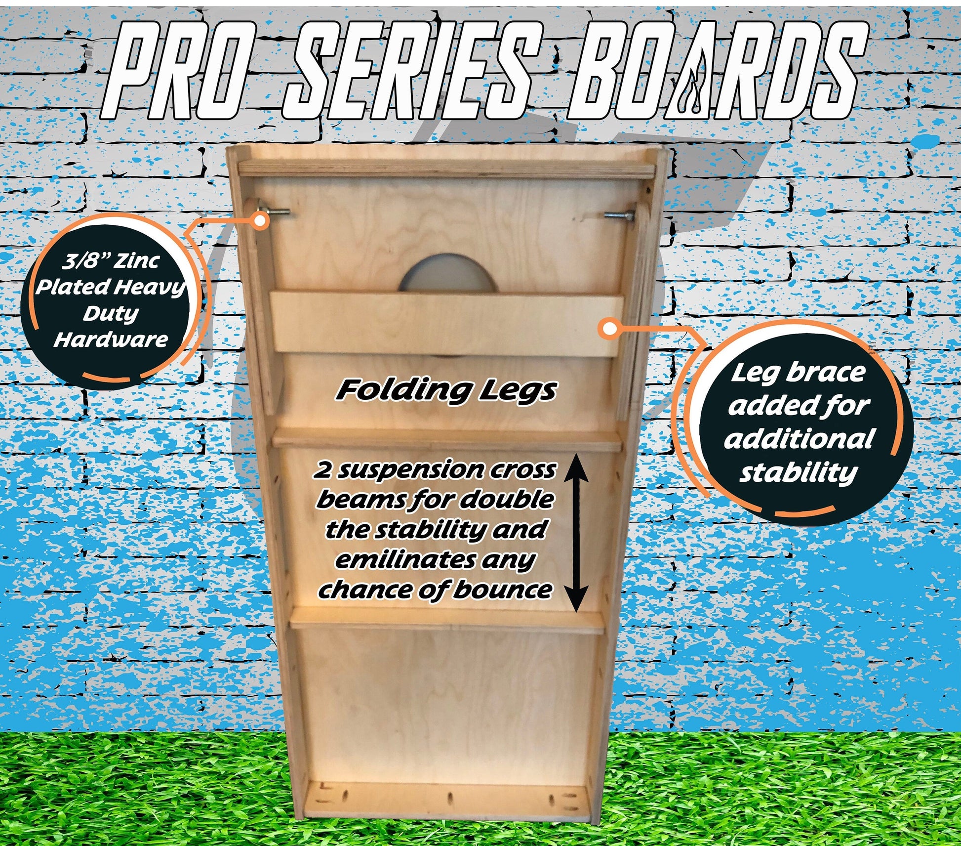 Premium Detroit-Themed Cornhole Boards for Ultimate Fun - Korvel