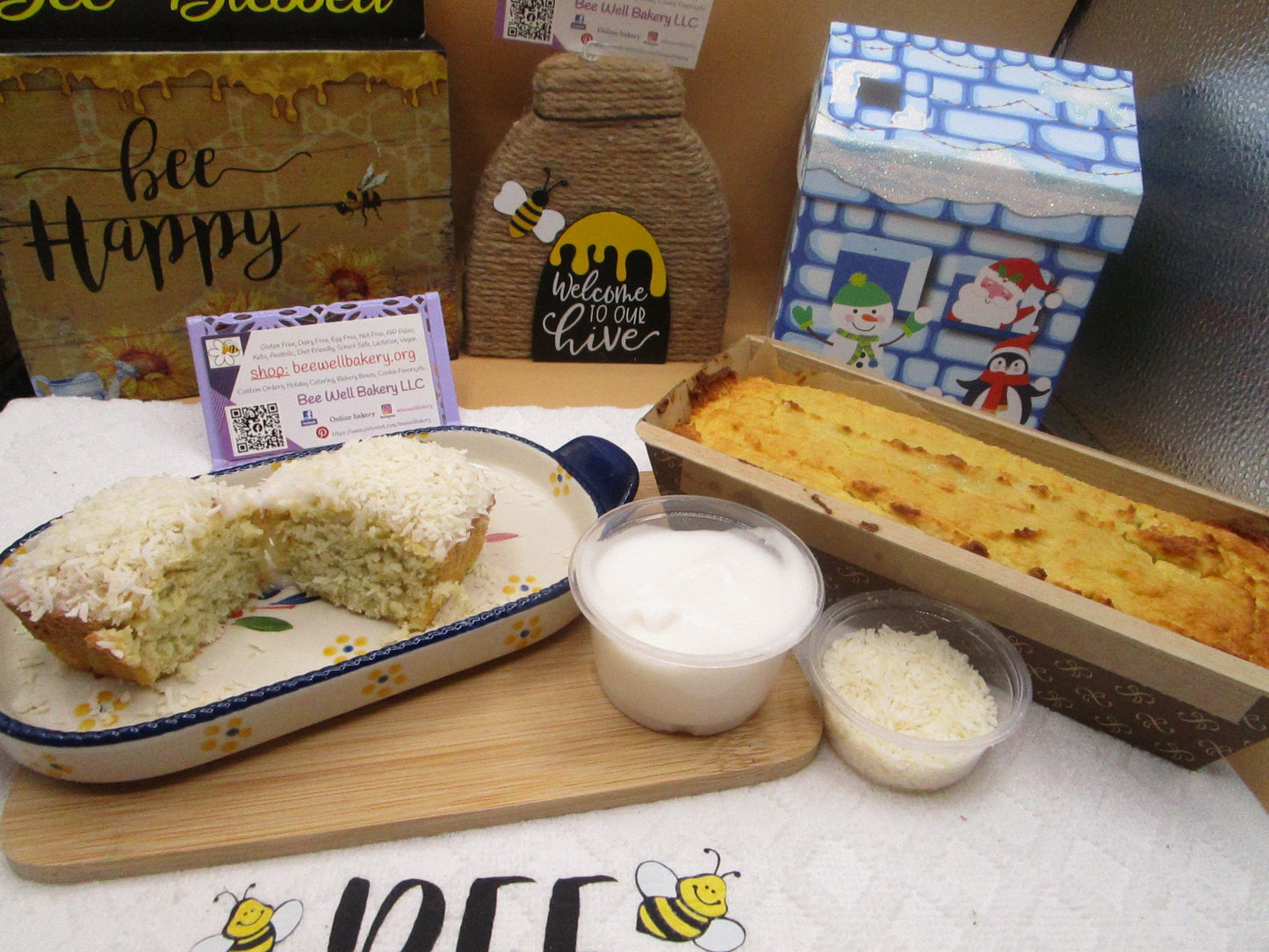Pastel de Coco Keto - 7 Pulgadas, Postre Sin Gluten y Bajo en Carbohidratos