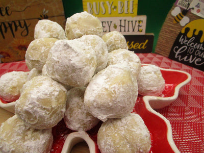 Sugar Free Mexican Wedding Cookies - Gluten Free & Vegan