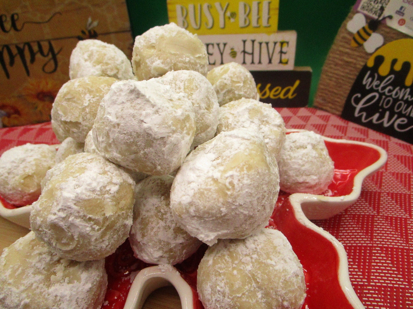 Biscuits de mariage mexicains sans gluten - Végétalien et sans produits laitiers