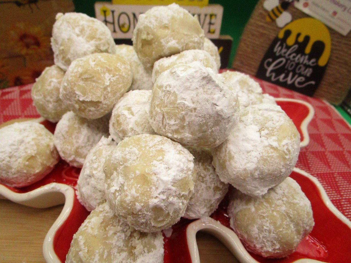 Biscuits de mariage mexicains sans gluten - Végétalien et sans produits laitiers