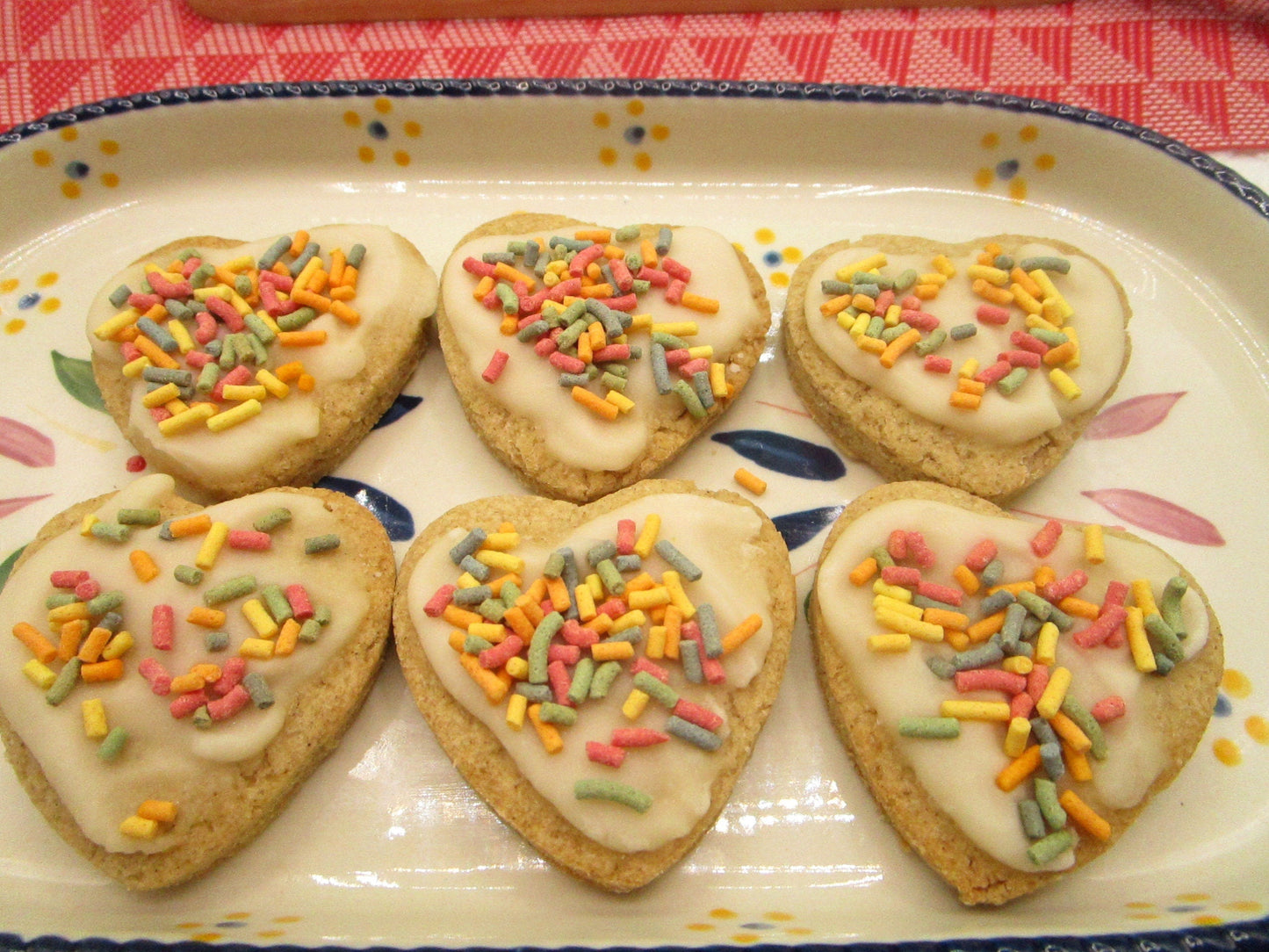 Sugar Free Heart Cookies - Vegan, Gluten Free, Nut Free