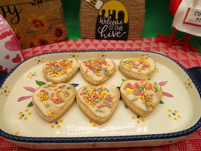 Galletas en Forma de Corazón Sin Azúcar - Veganas, Sin Gluten, Sin Nueces